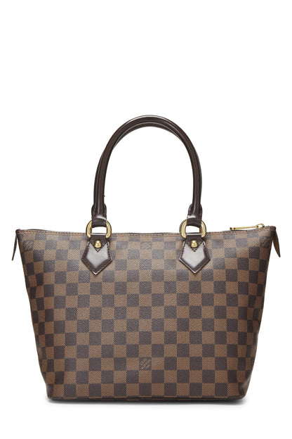 Louis Vuitton,  Damier Ebene Saleya PM, Brown