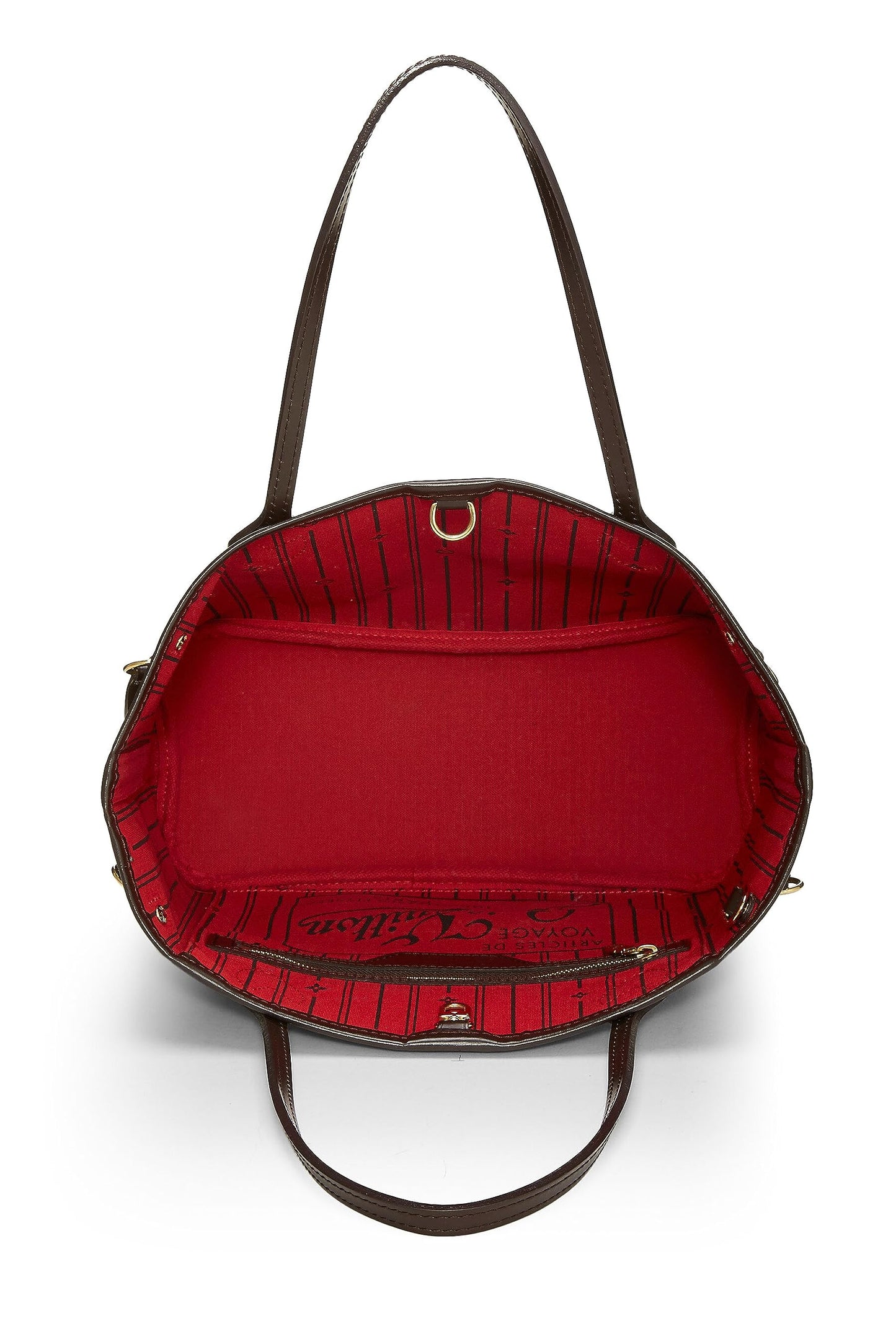 Louis Vuitton,  Damier Ebene Neverfull PM, Brown