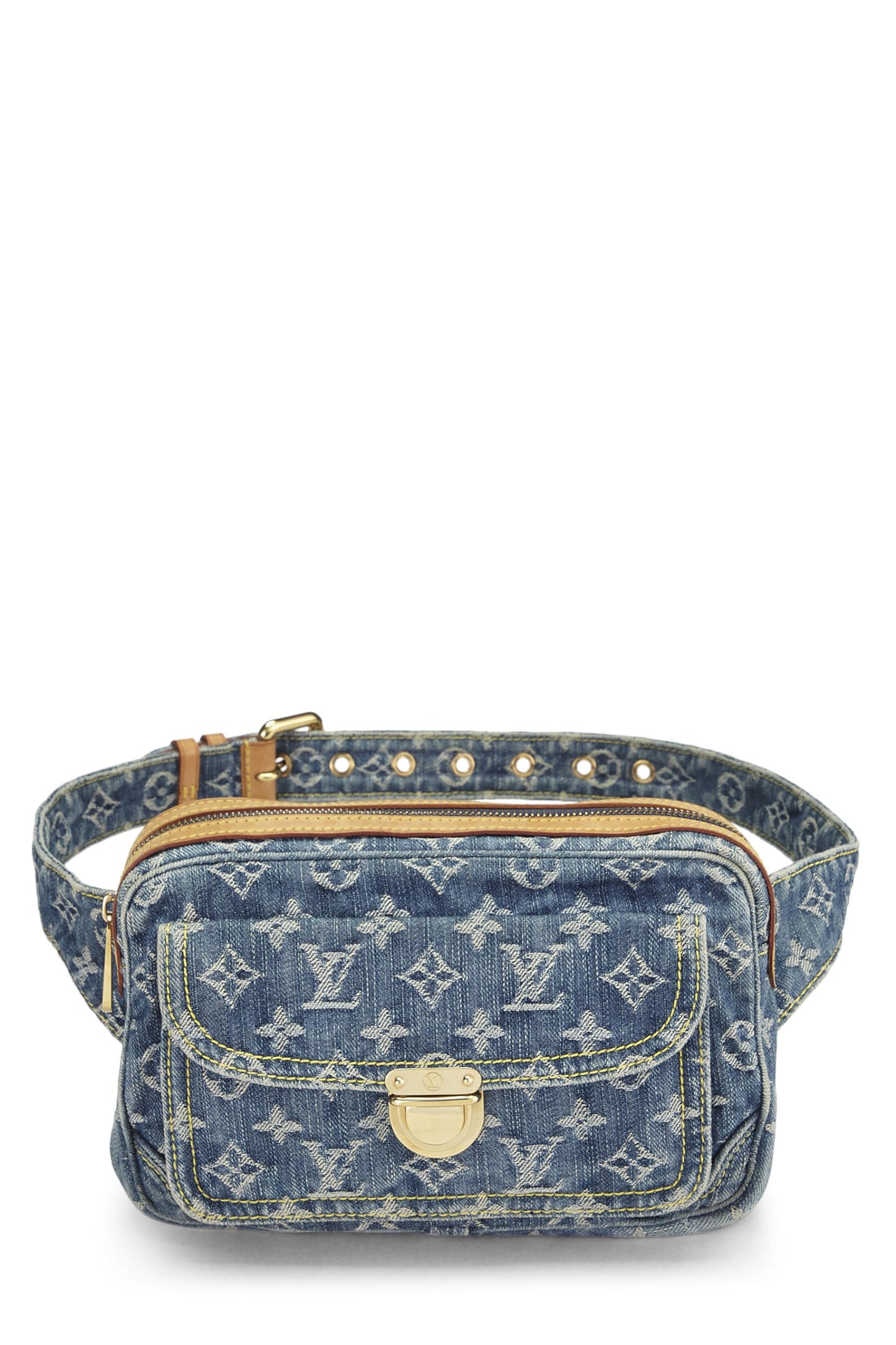 Louis Vuitton,  Monogram Denim Bumbag, Blue