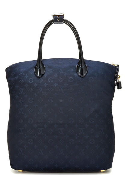 Louis Vuitton,  Marine Blue Monogram Desire Vertical Lockit MM, Navy