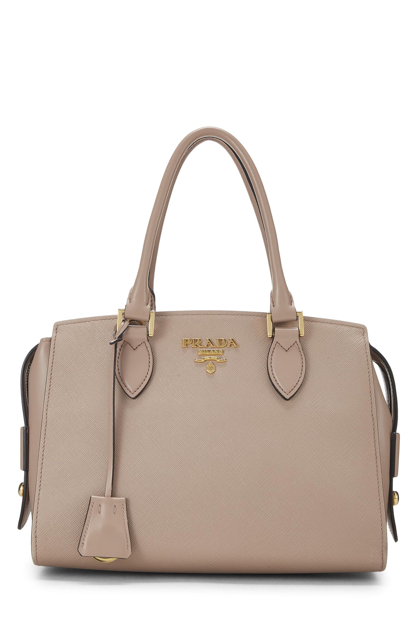 Prada,  Pink Saffiano Convertible Handbag, Pink