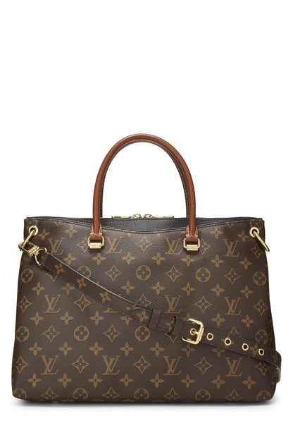 Louis Vuitton,  Black Monogram Canvas Pallas, Black