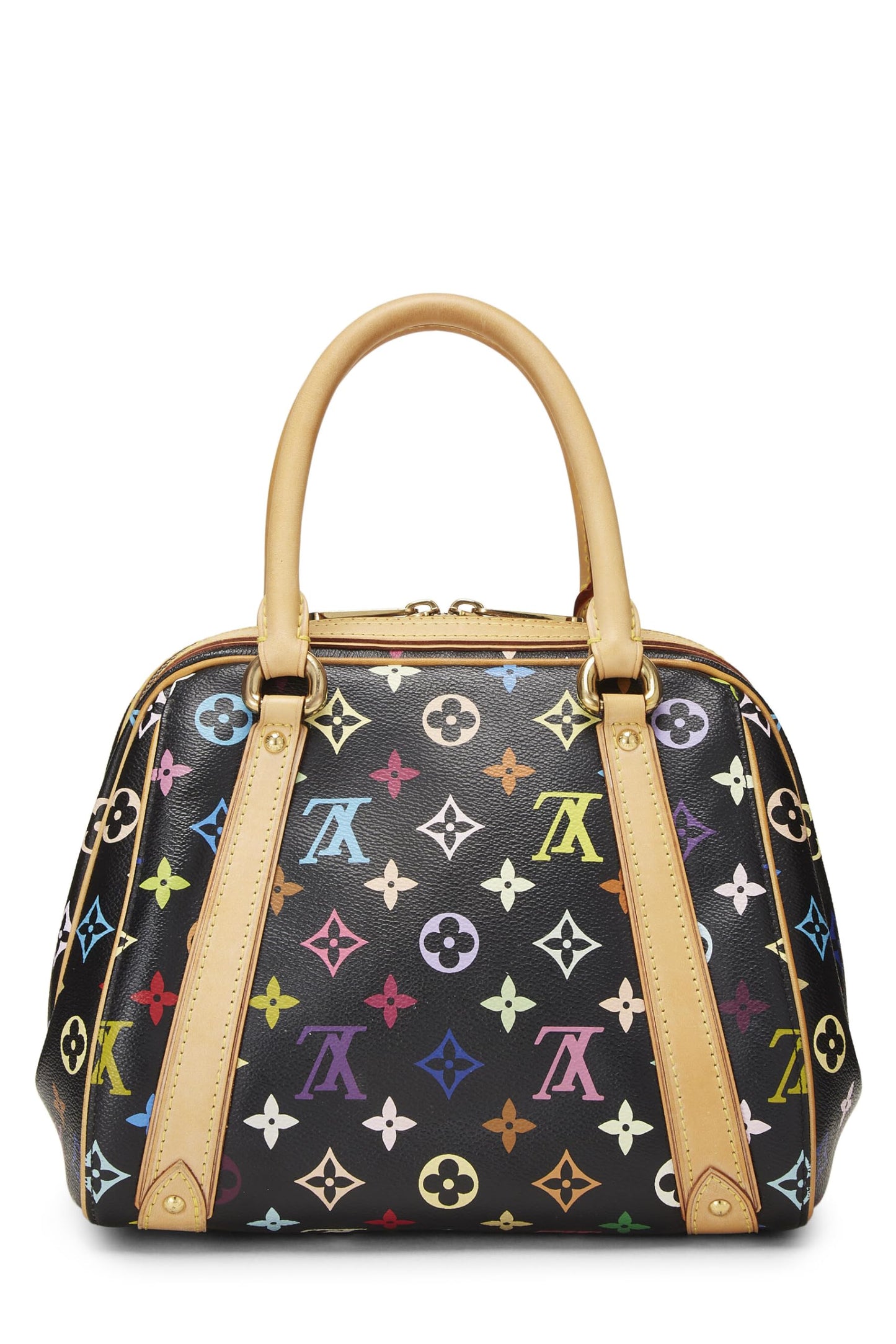 Louis Vuitton,  Takashi Murakami x Louis Vuitton Black Monogram Multicolore Priscilla, Black
