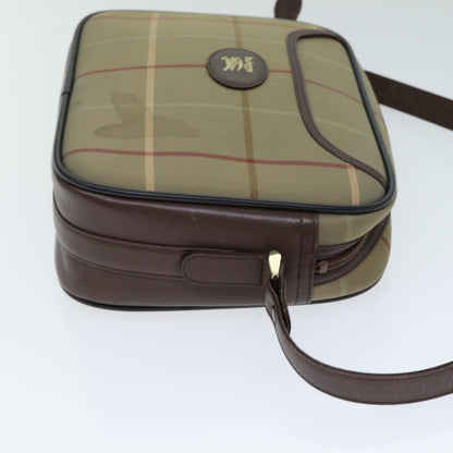 BURBERRYSs Nova Check Shoulder Bag Canvas Beige Auth 81656