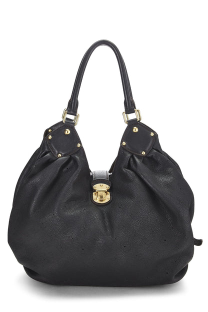 Louis Vuitton,  Black Monogram Mahina Large, Black