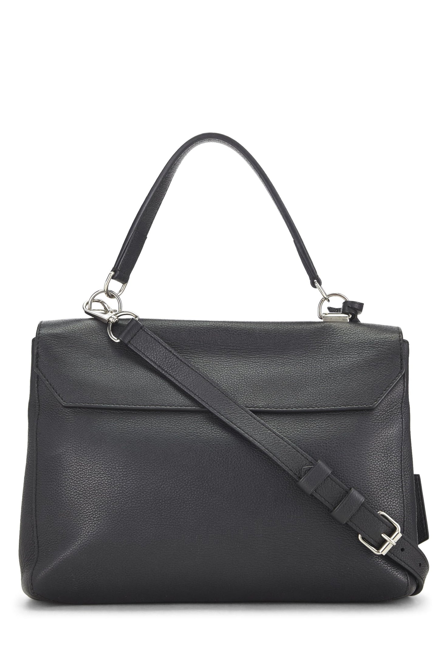 Louis Vuitton,  Black Leather Lockme II, Black