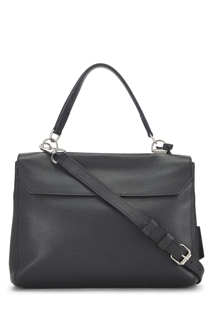 Louis Vuitton,  Black Leather Lockme II, Black