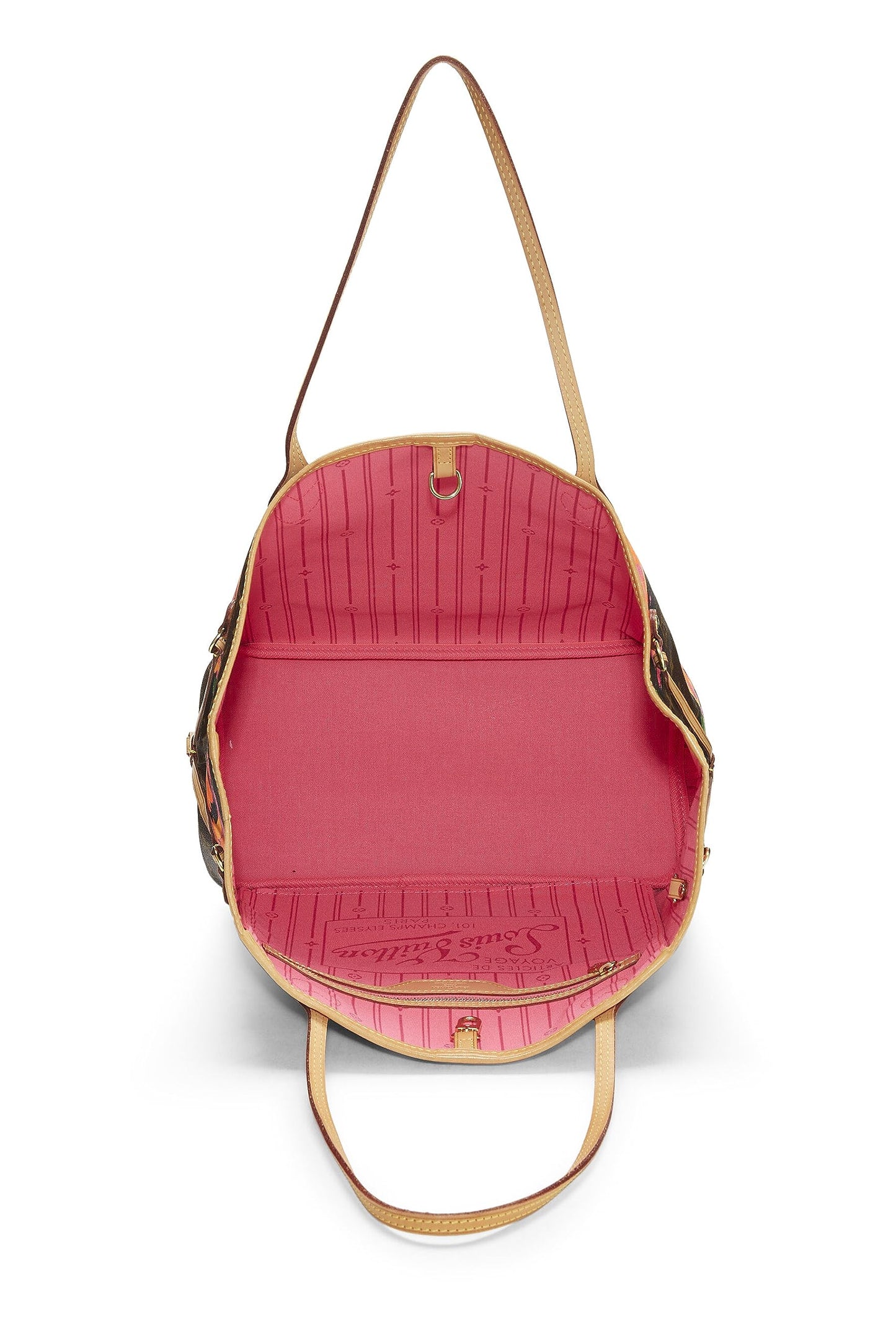 Louis Vuitton,  Stephen Sprouse x Louis Vuitton Monogram Canvas Roses Neverfull MM, Brown
