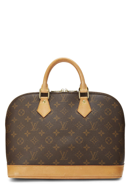 Louis Vuitton,  Monogram Canvas Alma PM, Brown