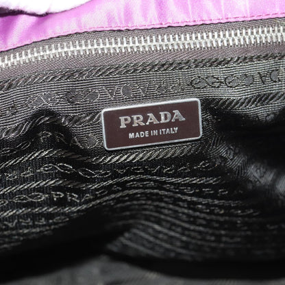 PRADA Hand Bag Nylon Purple Auth 81749