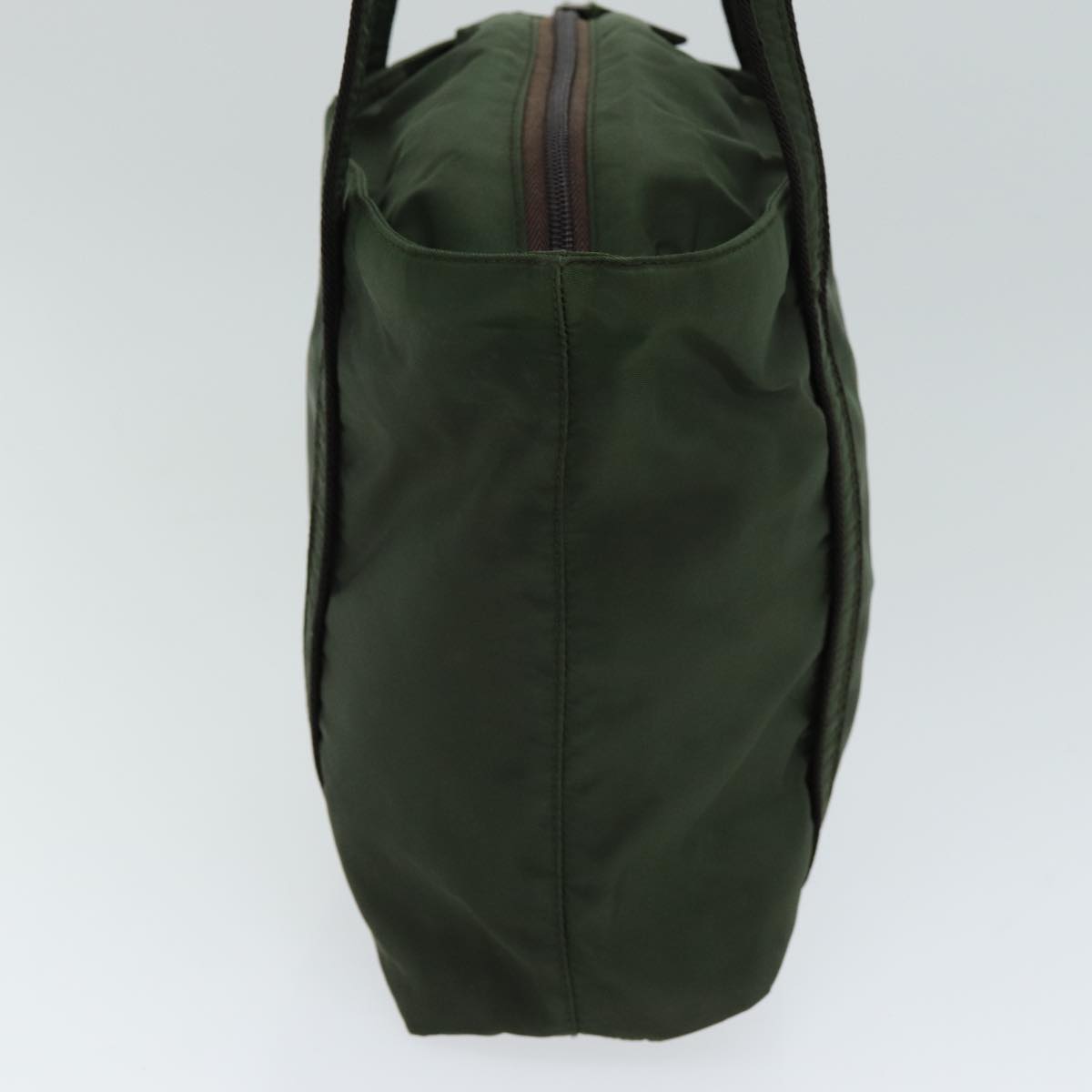 PRADA Shoulder Bag Nylon Khaki Auth 81752