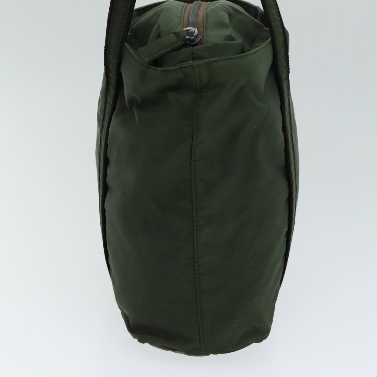PRADA Shoulder Bag Nylon Khaki Auth 81752