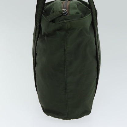PRADA Shoulder Bag Nylon Khaki Auth 81752