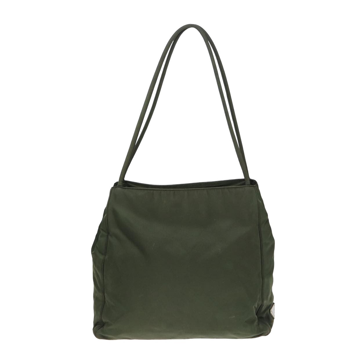 PRADA Shoulder Bag Nylon Khaki Auth 81794