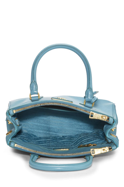 Prada,  Blue Saffiano Executive Tote Small, Blue