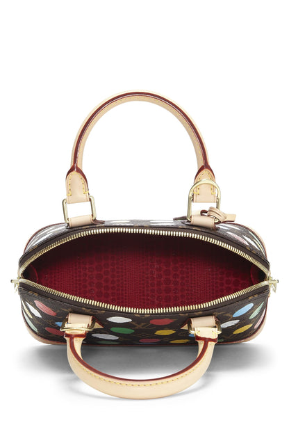 Louis Vuitton,  Yayoi Kusama x Louis Vuitton Monogram Canvas 3D Dots Alma BB, Brown