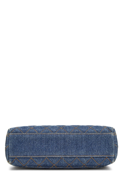 Chanel,  Blue Denim Kelly Small, Blue
