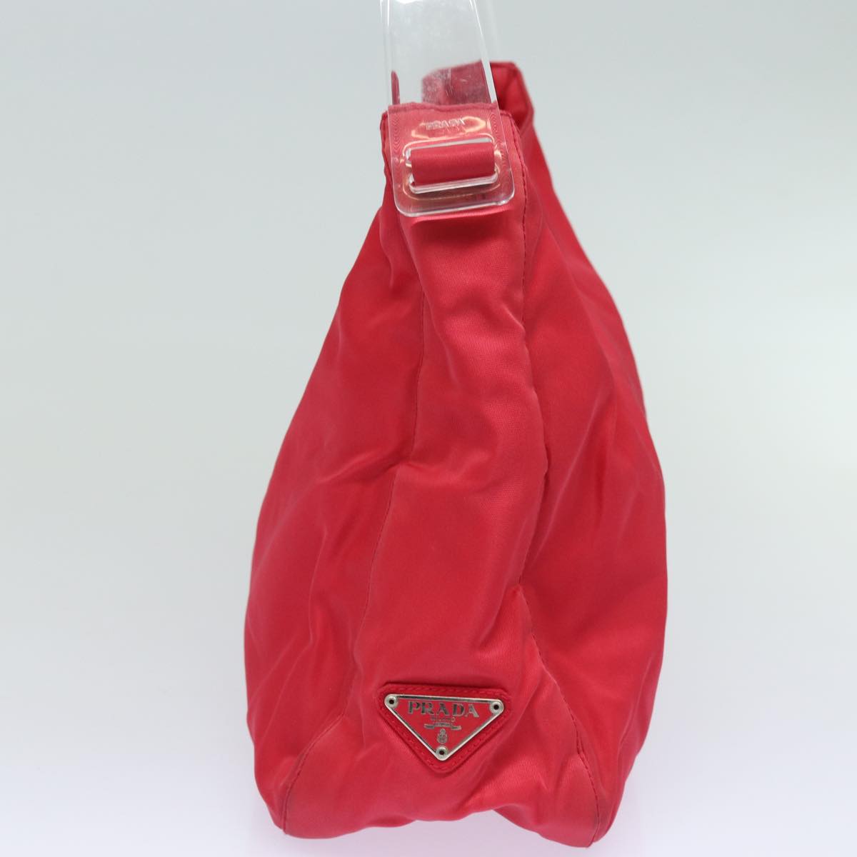 PRADA Shoulder Bag Nylon Pink Auth 81803