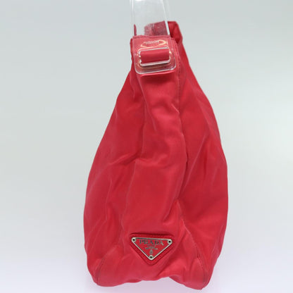 PRADA Shoulder Bag Nylon Pink Auth 81803