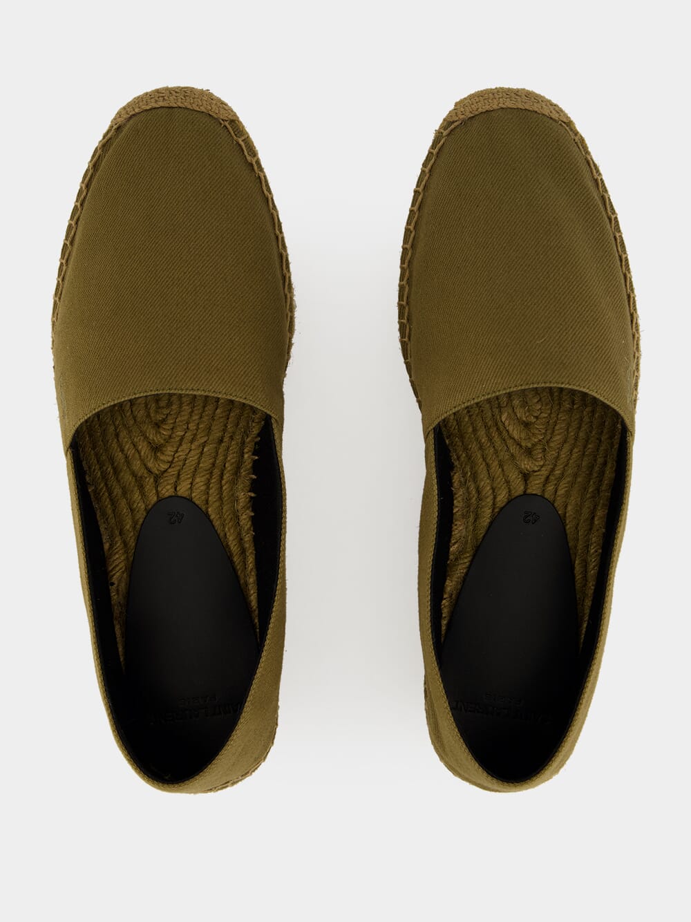 Cactus Green Cotton Espadrilles