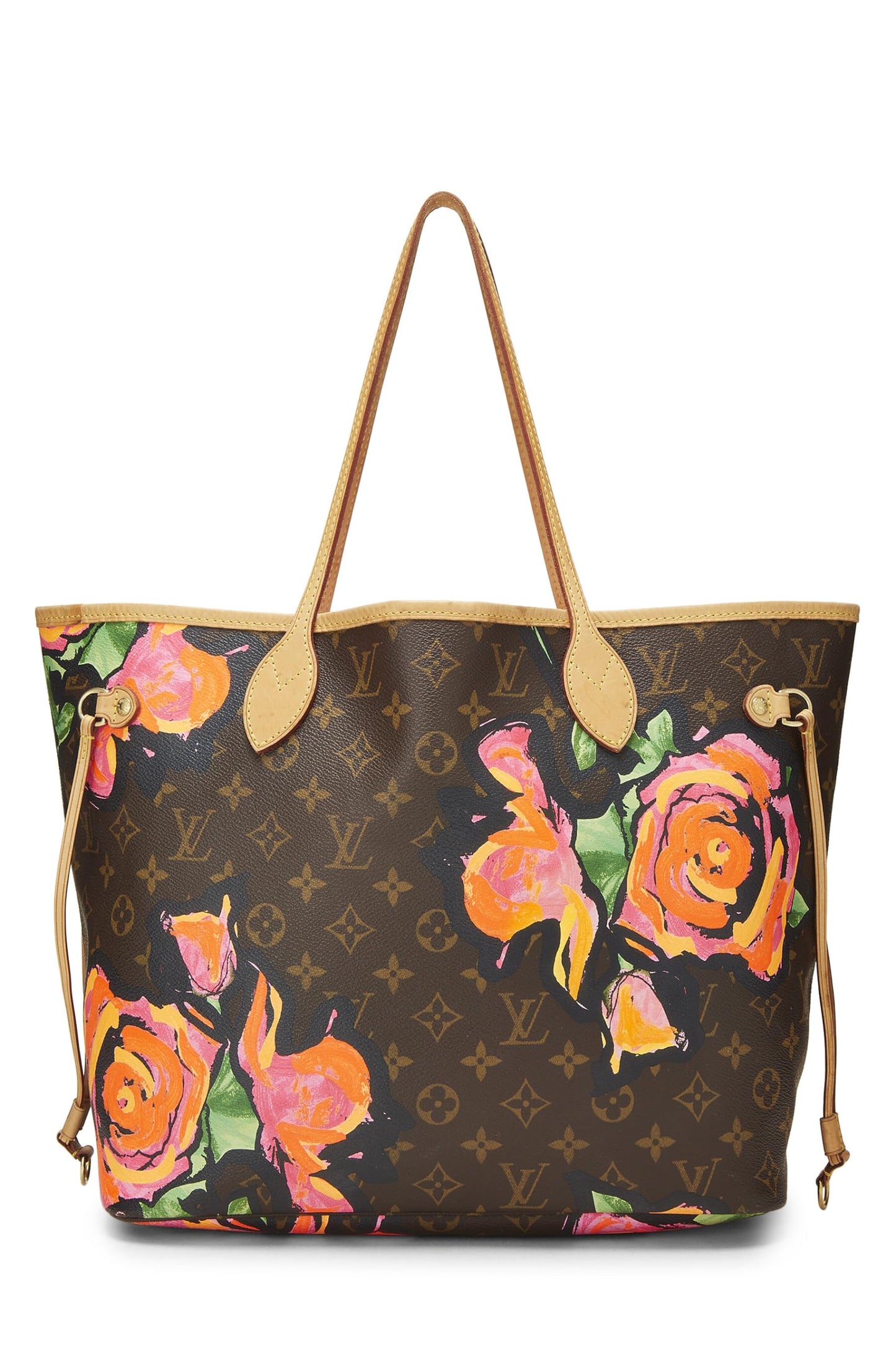 Louis Vuitton,  Stephen Sprouse x Louis Vuitton Monogram Canvas Roses Neverfull MM, Brown