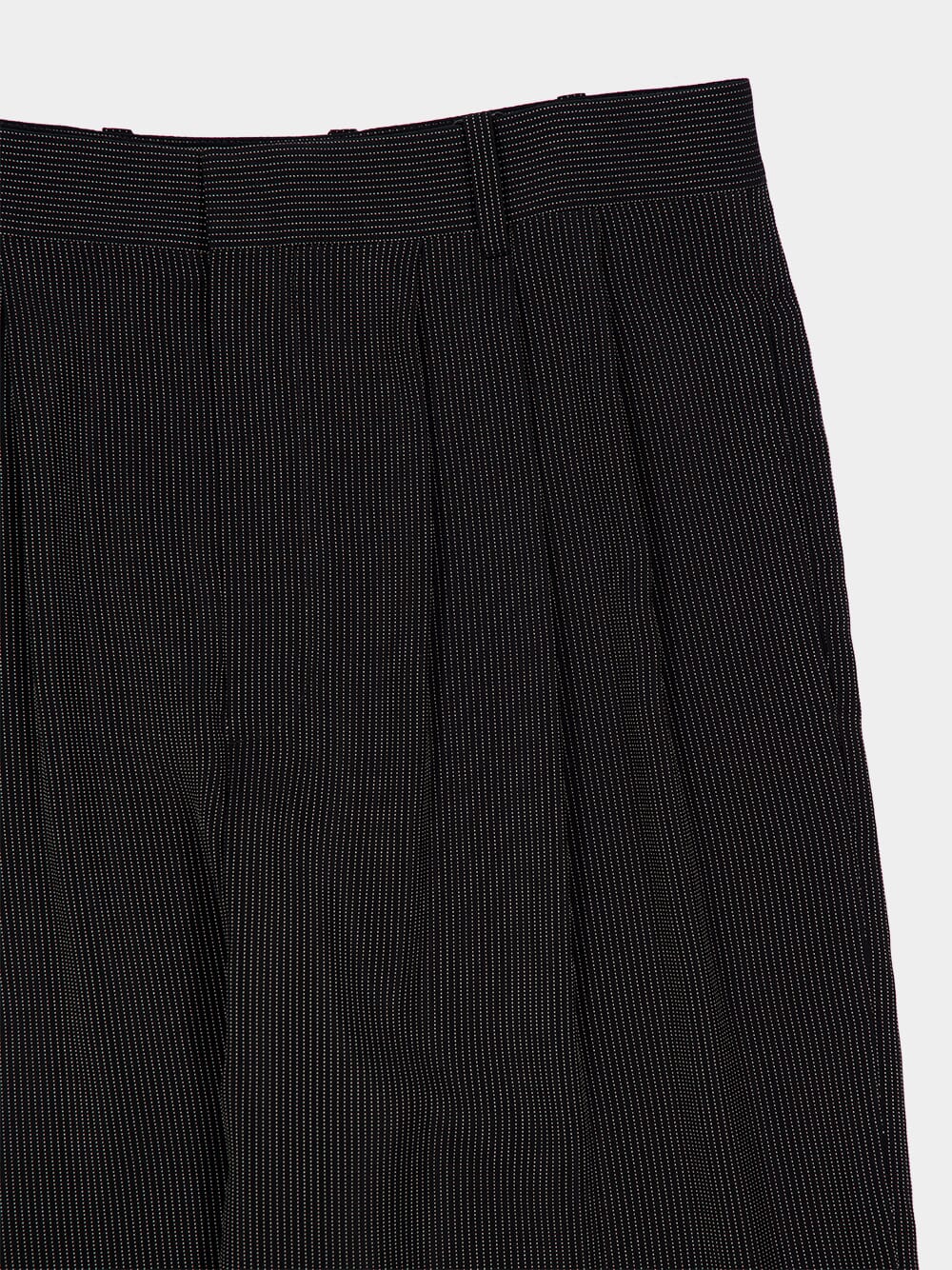 Noir et Craie Striped Baggy Canvas Pants