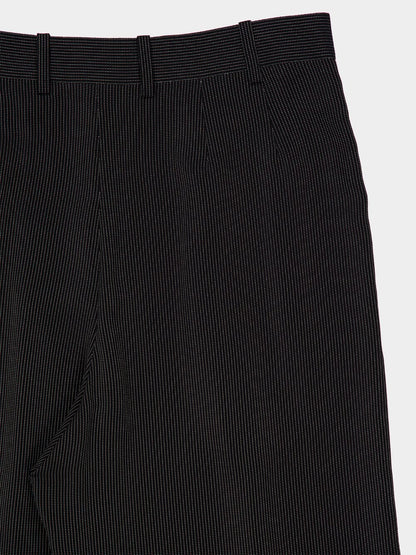 Noir et Craie Striped Baggy Canvas Pants
