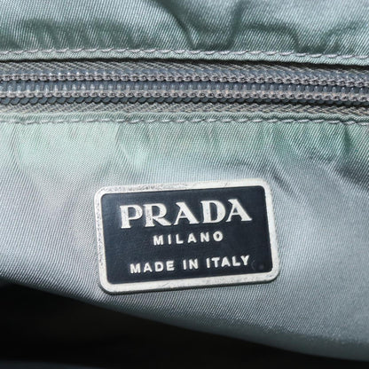 PRADA Hand Bag Nylon Gray Auth 81833