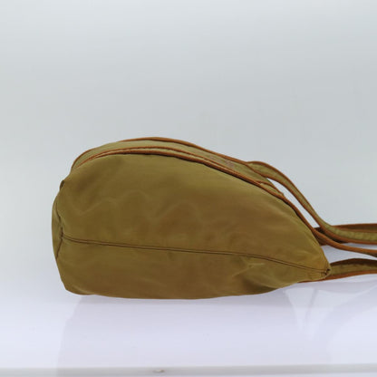 PRADA Shoulder Bag Nylon Brown Auth 81852