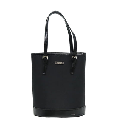 BURBERRYSs Blue Label Hand Bag Nylon Black Auth 81857