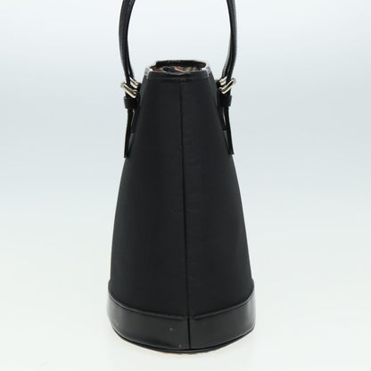 BURBERRYSs Blue Label Hand Bag Nylon Black Auth 81857