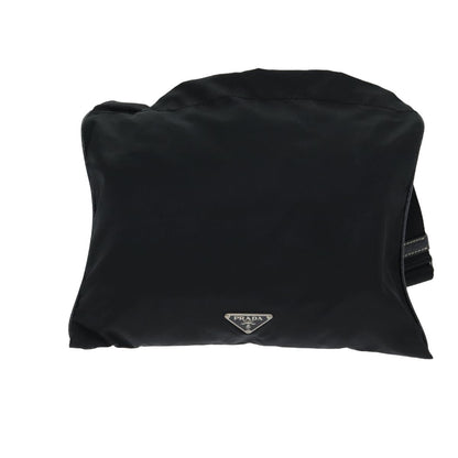 PRADA Shoulder Bag Nylon Black Auth 81867