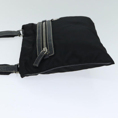 PRADA Shoulder Bag Nylon Black Auth 81867