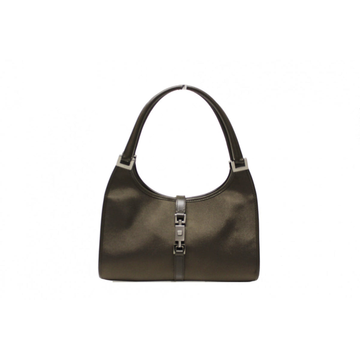 Gucci jackie vintage  green cloth handbag