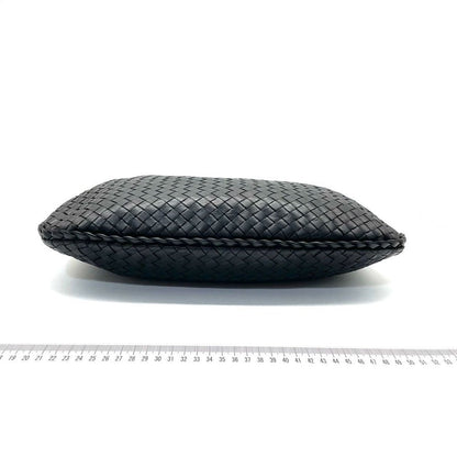 Bottega Veneta Intrecciato Hobo Bag Medium Black Lambskin leather