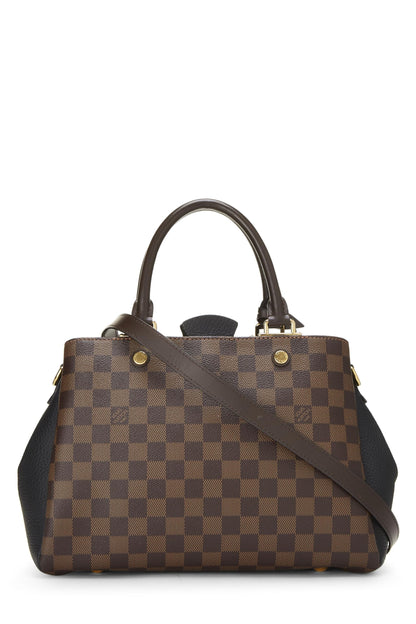 Louis Vuitton,  Black Damier Ebene Brittany, Black