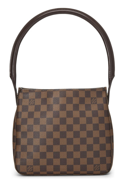 Louis Vuitton,  Damier Ebene Looping MM Special Order, Brown