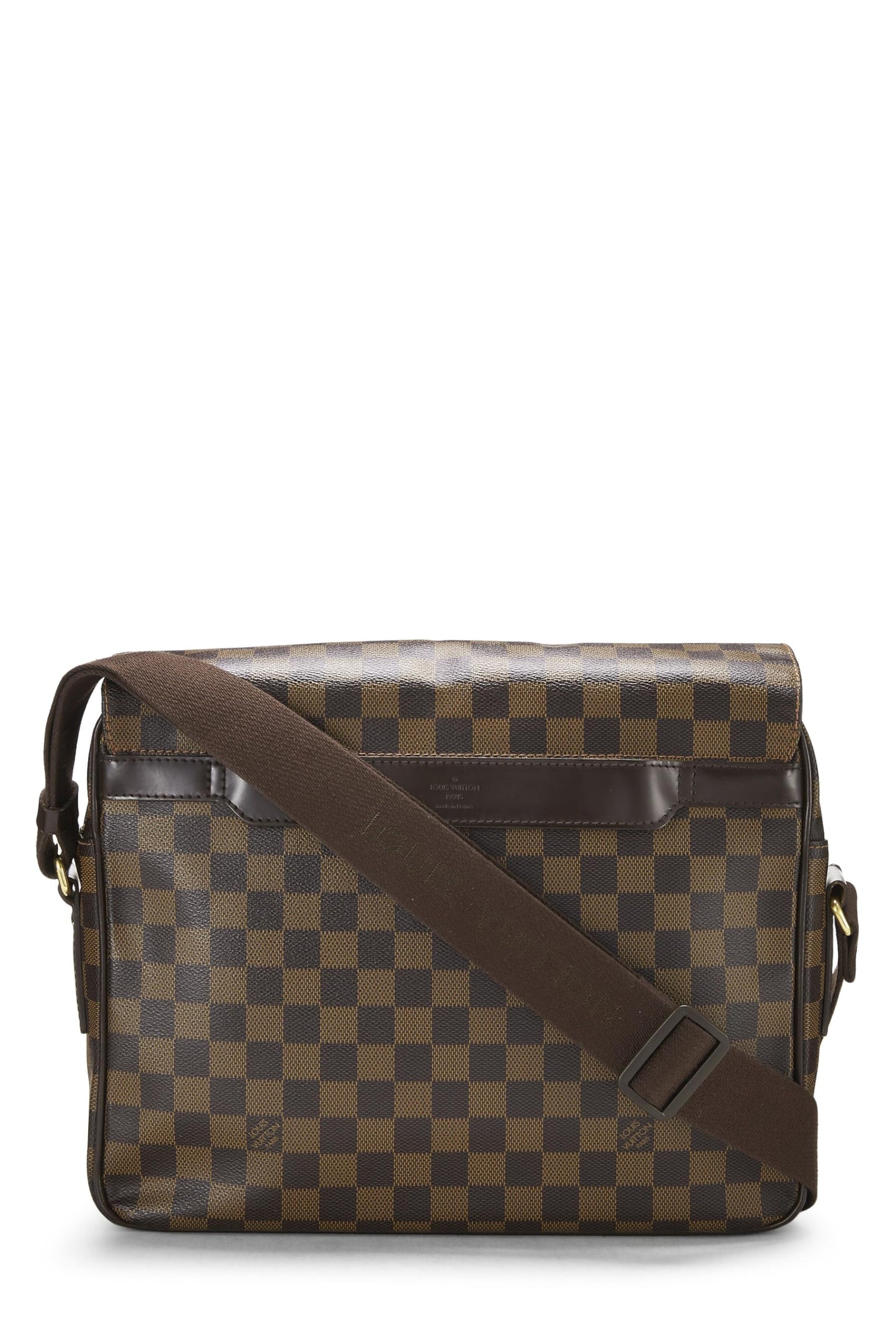 Louis Vuitton,  Damier Ebene Shelton MM, Brown