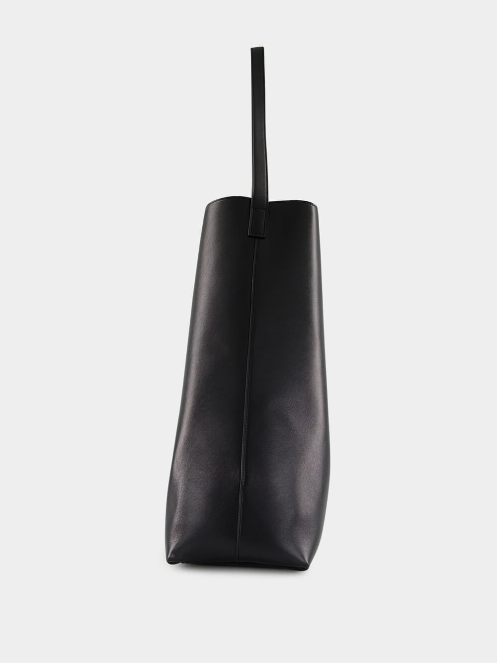 Black Bold Hobo Bag in Smooth Leather