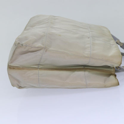 PRADA Shoulder Bag Nylon Gray Auth 81975