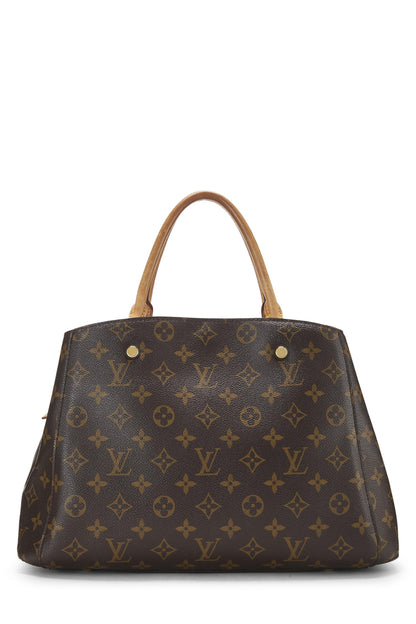 Louis Vuitton,  Monogram Canvas Montaigne MM, Brown