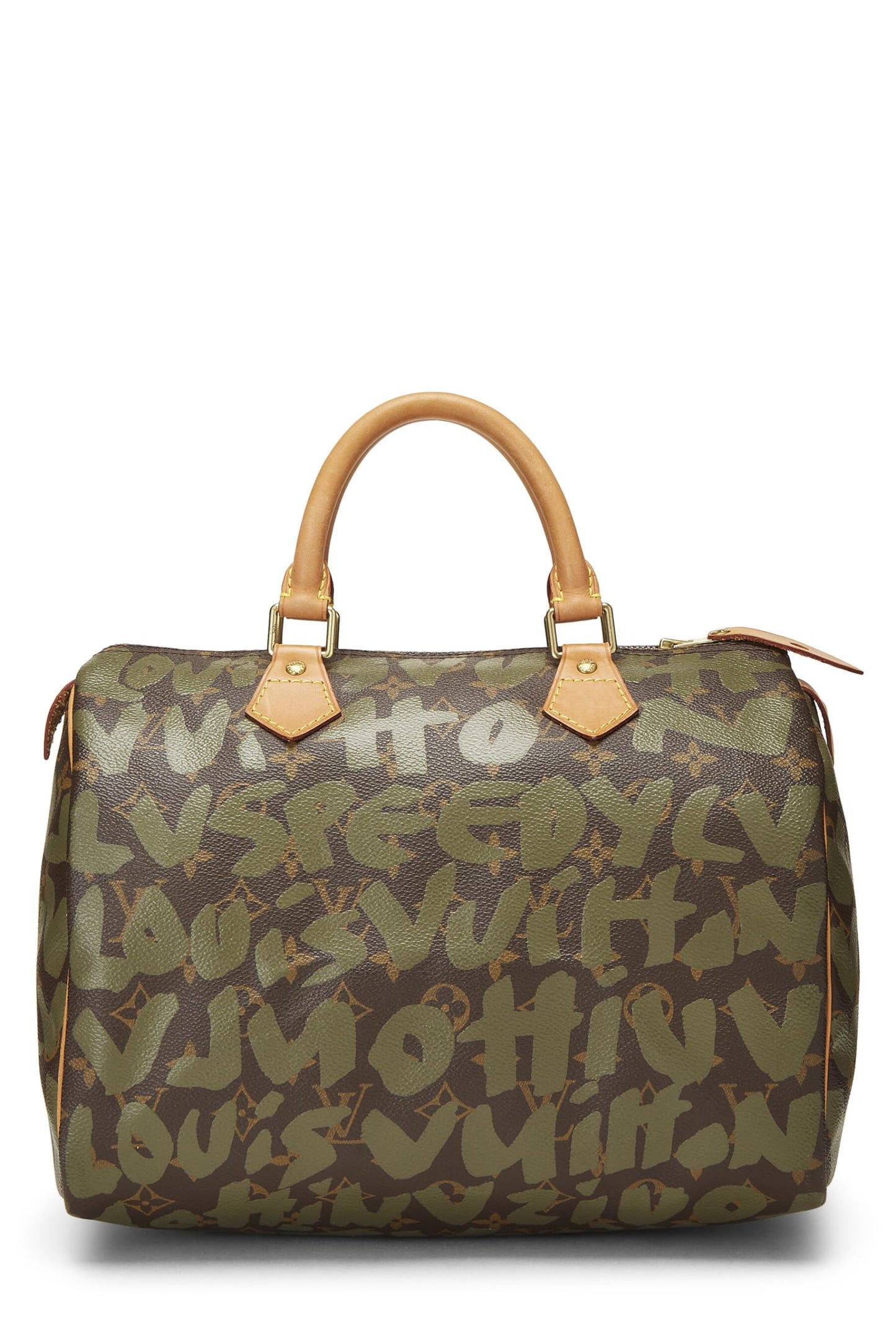 Louis Vuitton,  Stephen Sprouse x Louis Vuitton Monogram Green Graffiti Speedy 30, Green