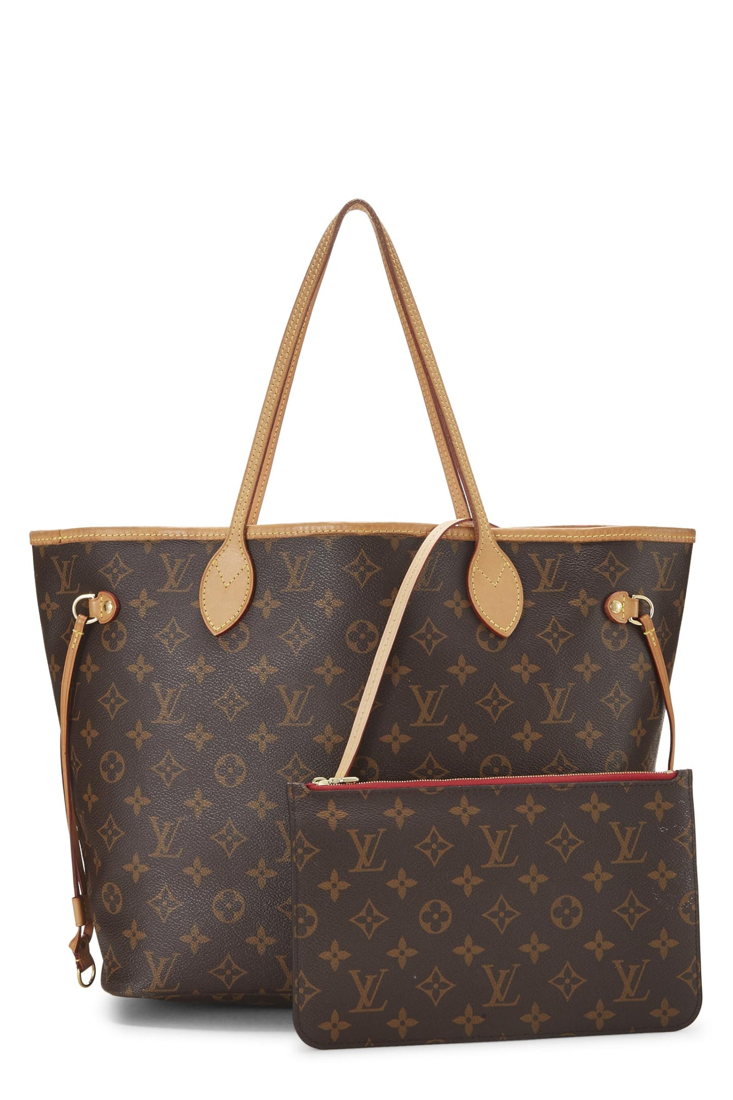 Louis Vuitton,  Red Monogram Canvas Neo Neverfull MM, Red