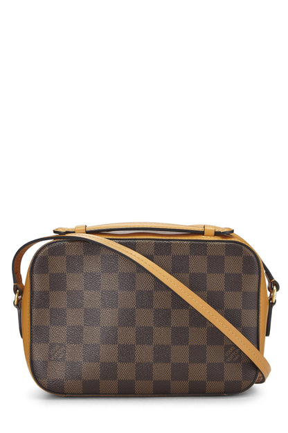 Louis Vuitton,  Yellow Damier Ebene Santa Monica NM, Yellow