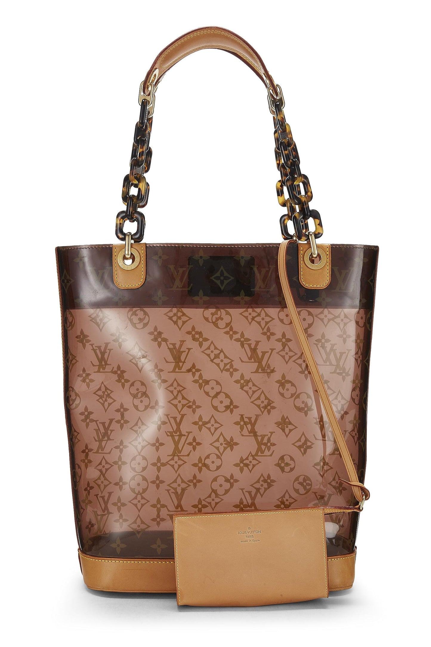 Louis Vuitton,  Monogram Ambre Vinyl Cabas MM, Brown