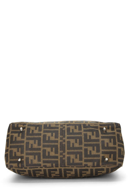 Fendi,  Brown Zucca Canvas Handbag Small, Brown