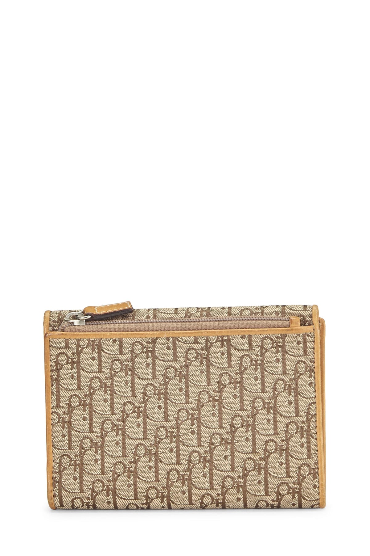 Dior, Beige Trotter Canvas Wallet, Beige
