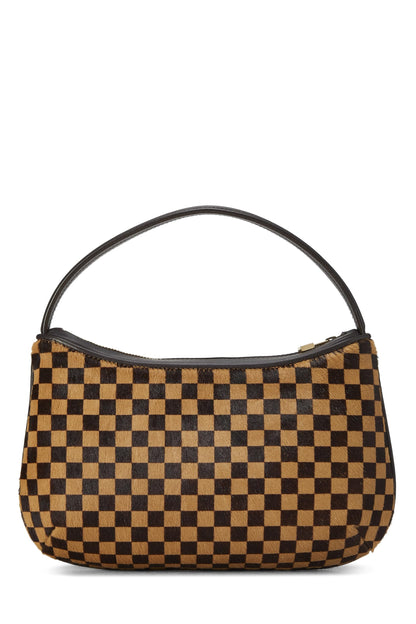Louis Vuitton,  Brown Damier Sauvage Tiger Pochette, Brown