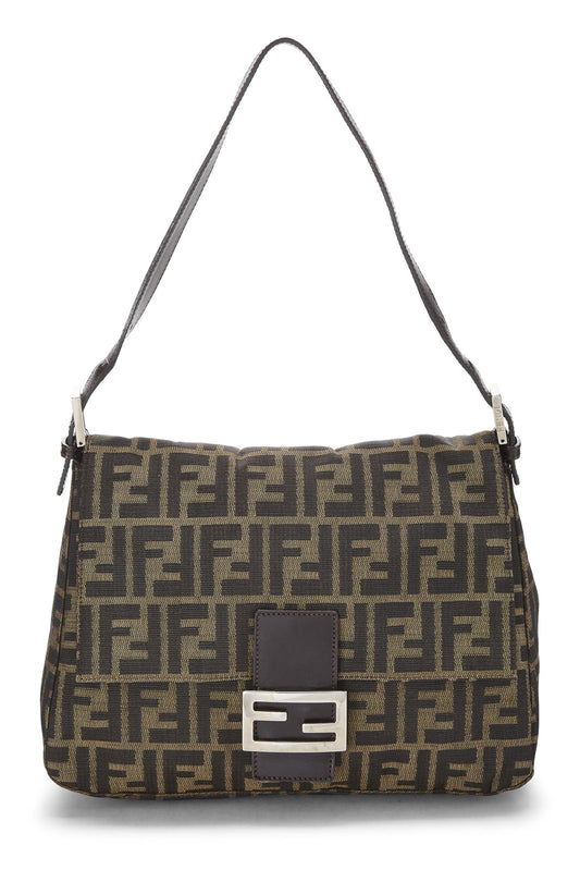 Fendi,  Brown Zucca Canvas Mama, Brown