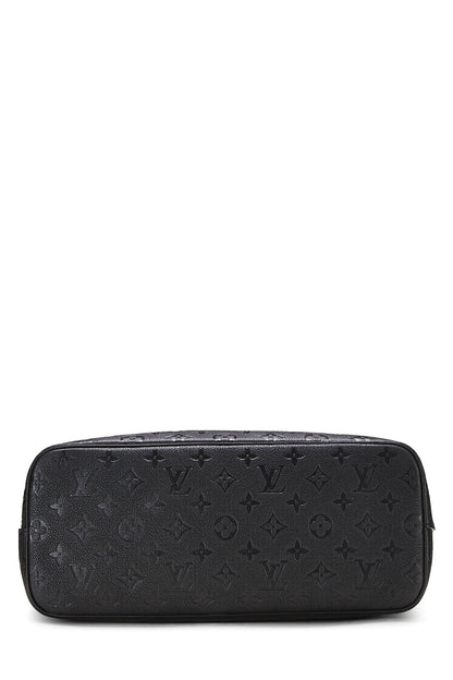 Louis Vuitton,  COMME DES GARÇONS x Louis Vuitton Black Monogram Empreinte Bag with Holes, Black